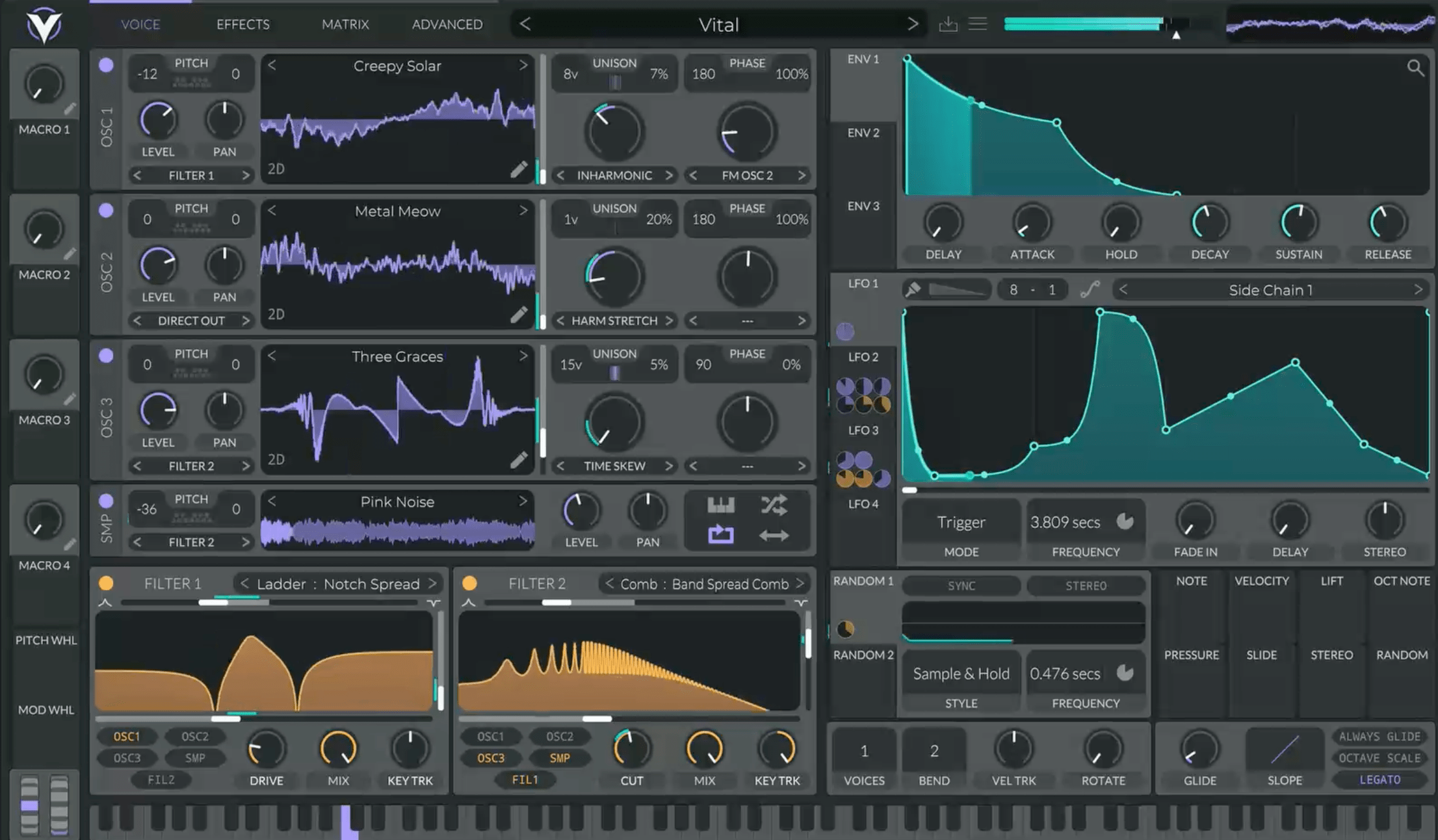 dnb vital synth